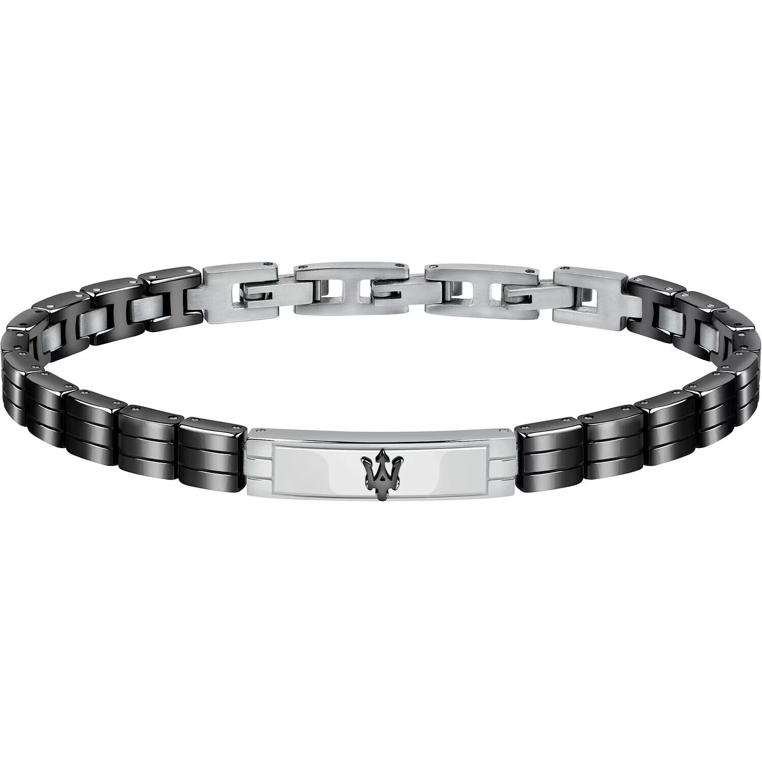 Bracelet Gourmette homme Argent 925 bijou Maserati