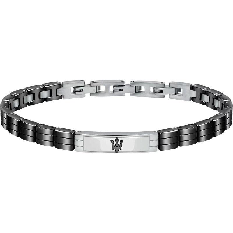 Bracelet Gourmette homme Argent 925 bijou Maserati