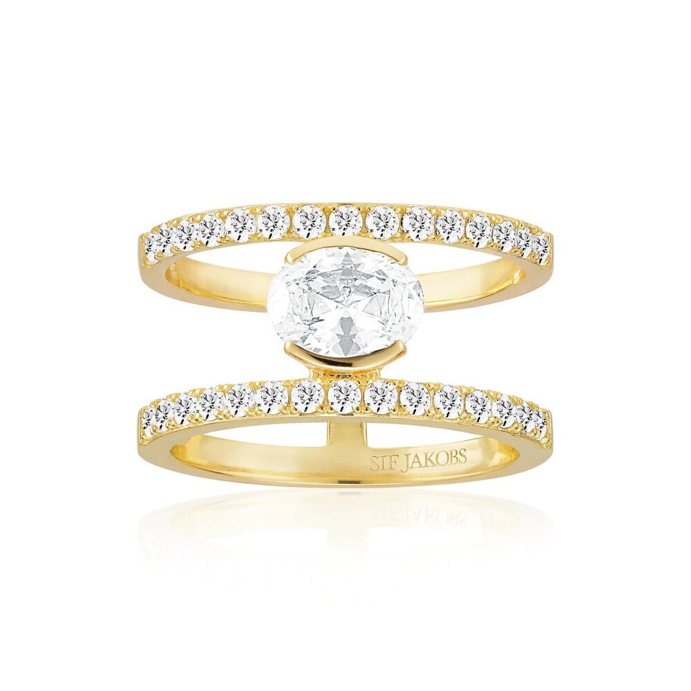 Bague Ellisse Carezza Grande