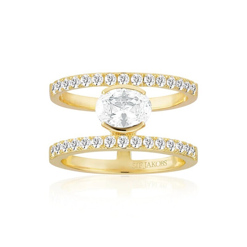 Bague Ellisse Carezza Grande