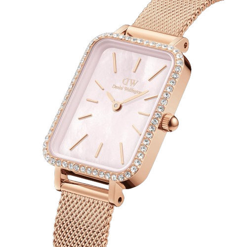 Montre quadro lumine melrose rose mop