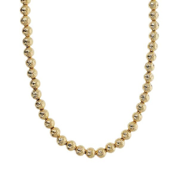 Collier ras du cou avec sphères martelées