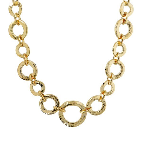Collier Martelé à Maillon Gradué