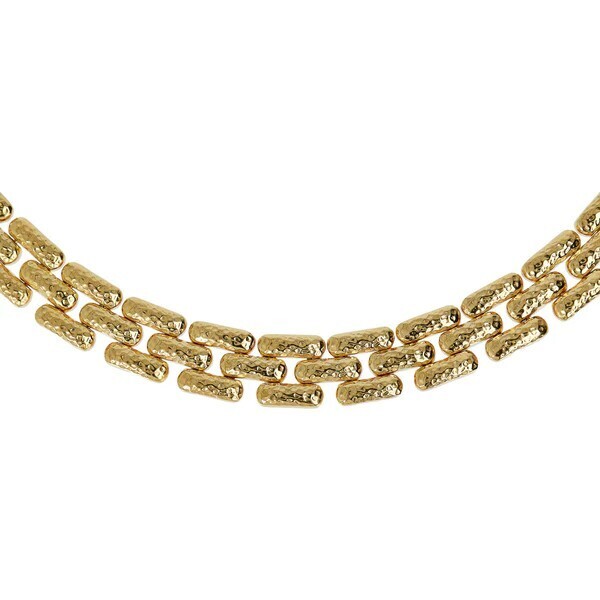 Collier Choker Chaîne Panthère Martelée
