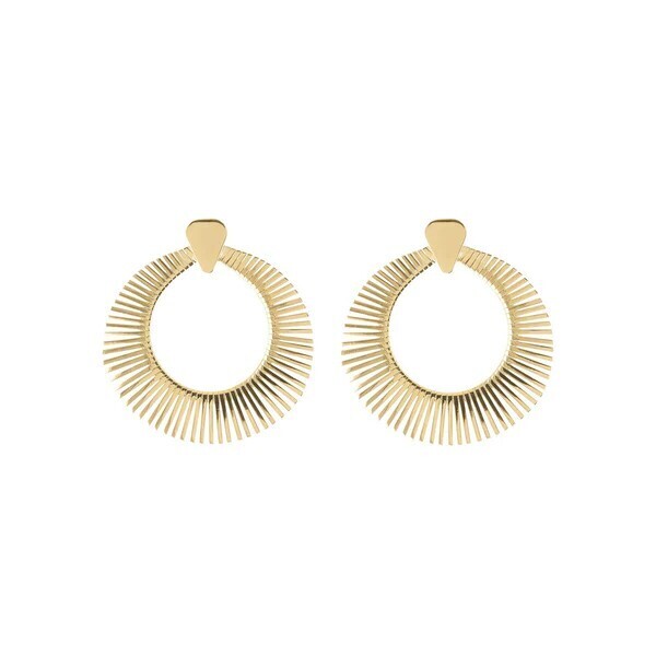 Boucles d&#39;oreilles pendantes martelées Cléopâtre