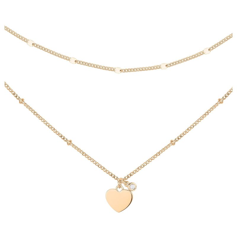 Collier Jamais sans Toi Médaille Coeur