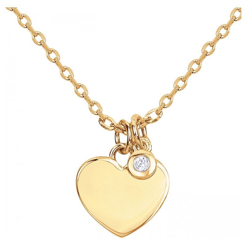 Collier Jamais sans Toi Médaille Coeur