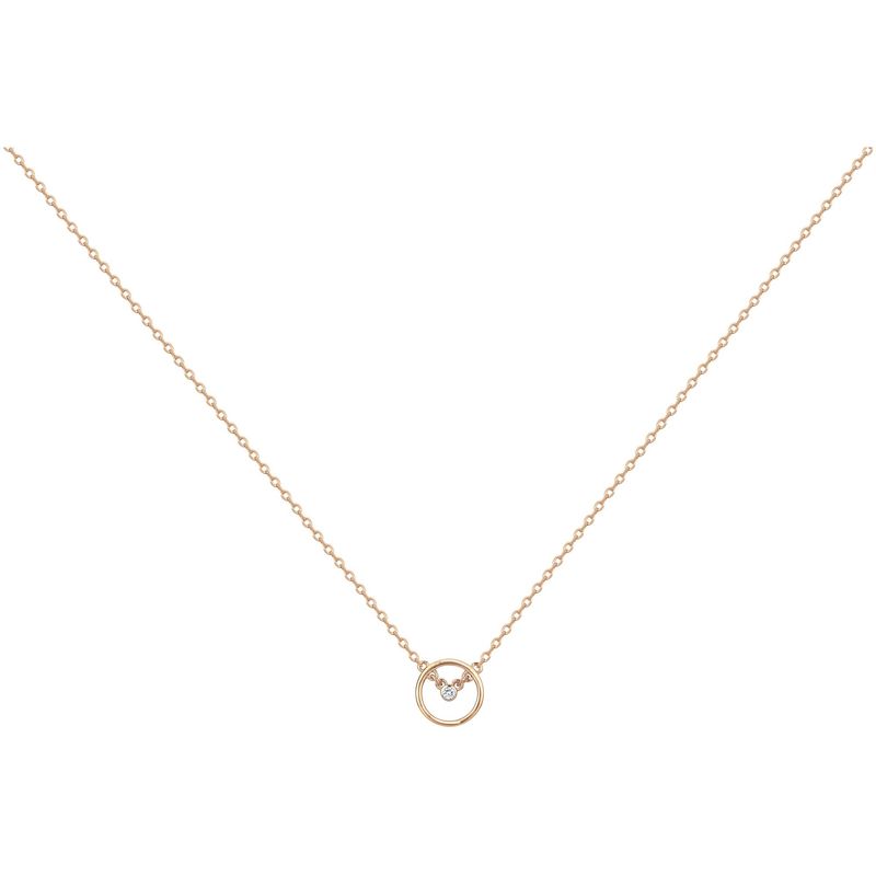 Collier Angélique Plaqué Or et Diamant