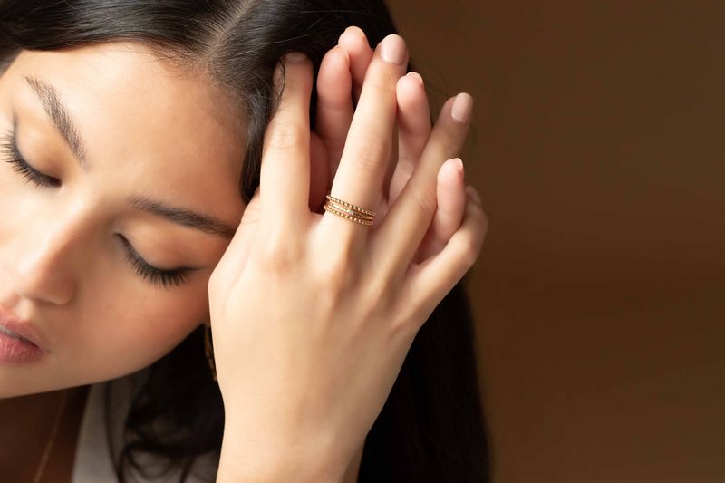 Bague Petite Semaine Perlée