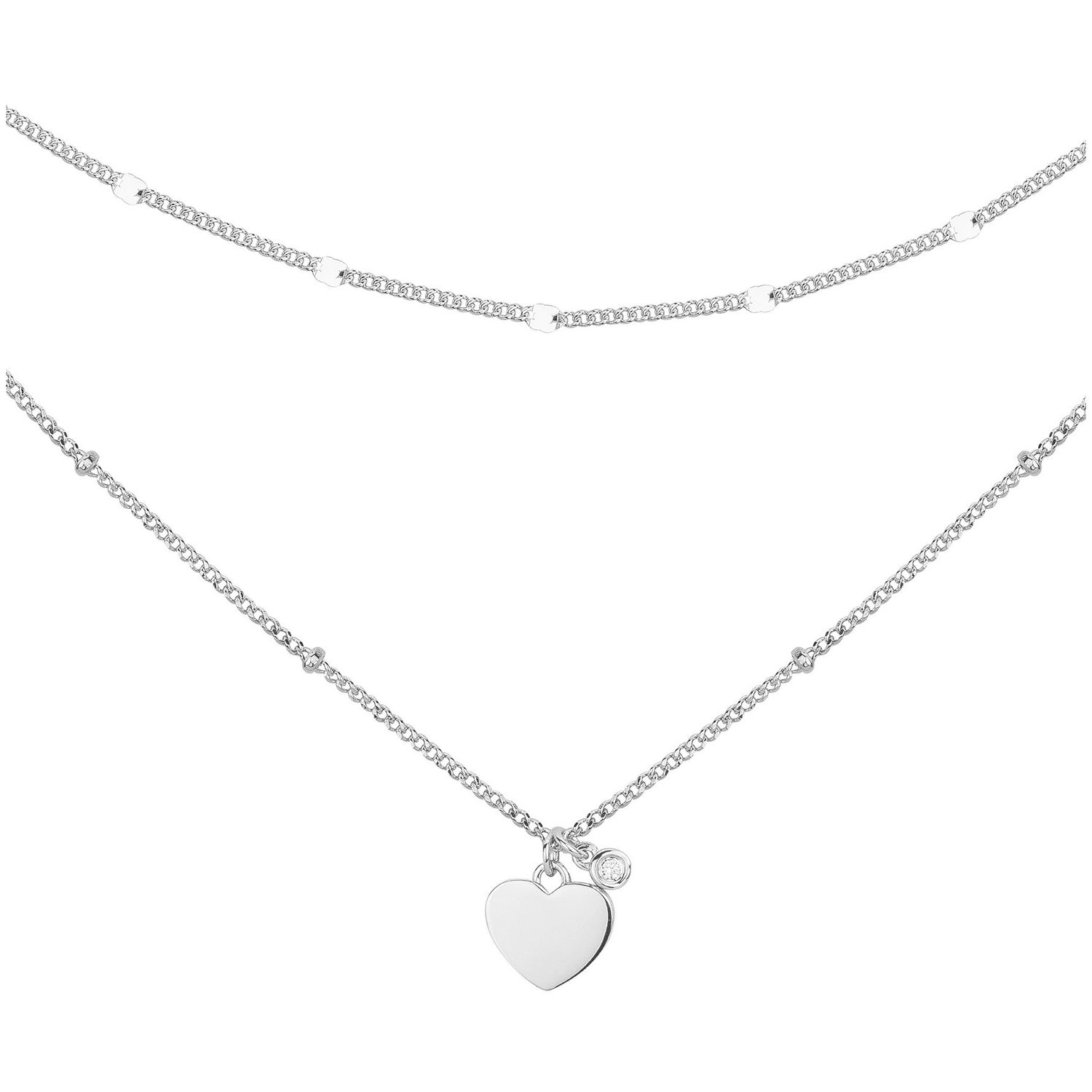Collier Jamais sans Toi Médaille Coeur