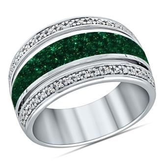 Bague crush émeraude