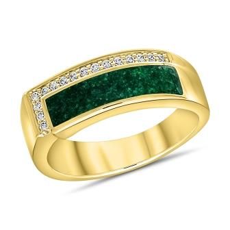 Bague crush émeraude