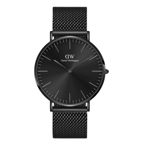 Montre Maille classique Onyx noir