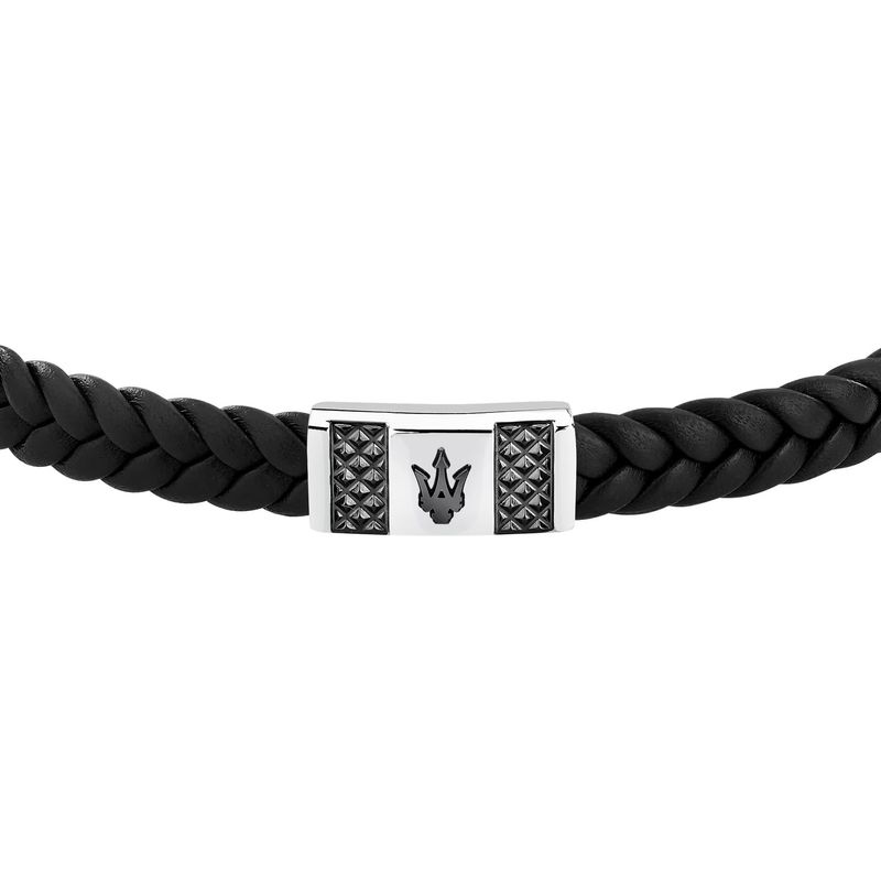 Bracelet homme MASERATI en cuir recyclé