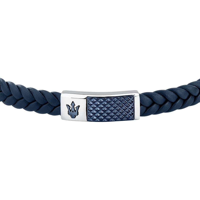 Bracelet homme MASERATI en cuir recyclé