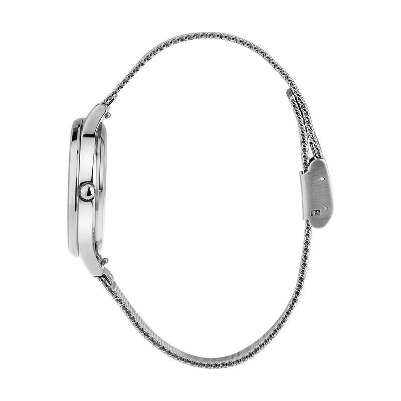 Montre femme bichette acier argenté