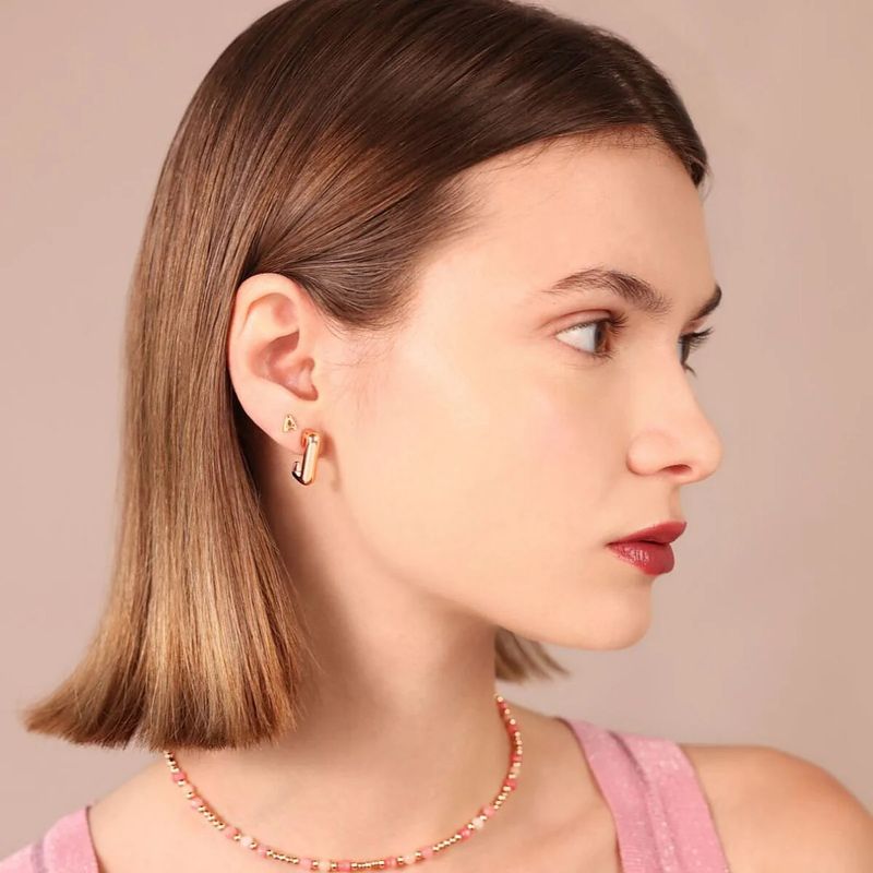 Boucles d'oreilles pendantes en fil avec barre