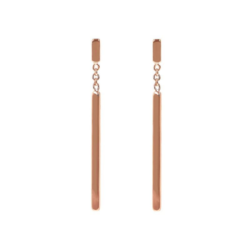 Boucles d&#39;oreilles pendantes en fil avec barre