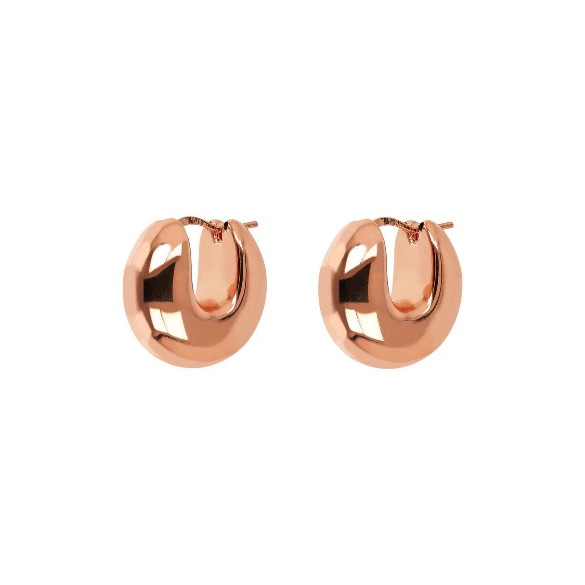 Boucles d&#39;oreilles créoles bombées