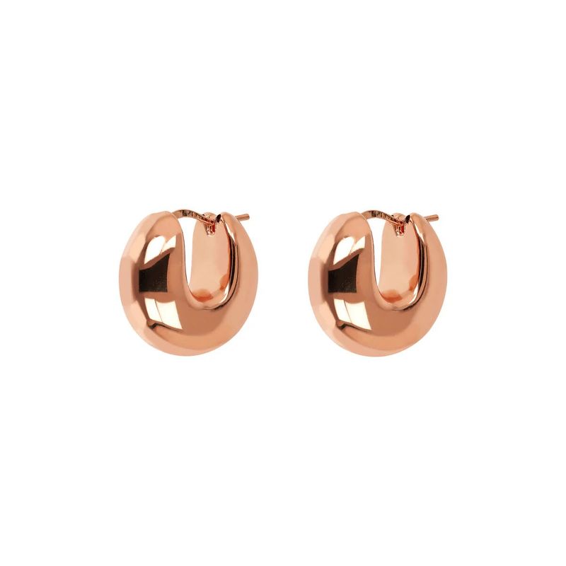 Boucles d&#39;oreilles créoles bombées