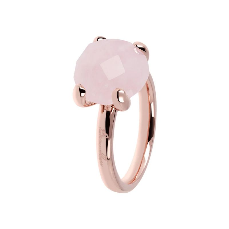 Bague Cocktail avec Pierre Naturelle Ronde