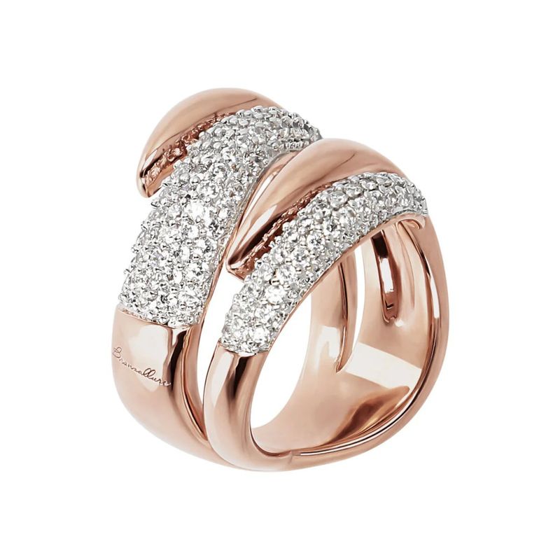 Anneau Contrarié avec Cubic Zirconia