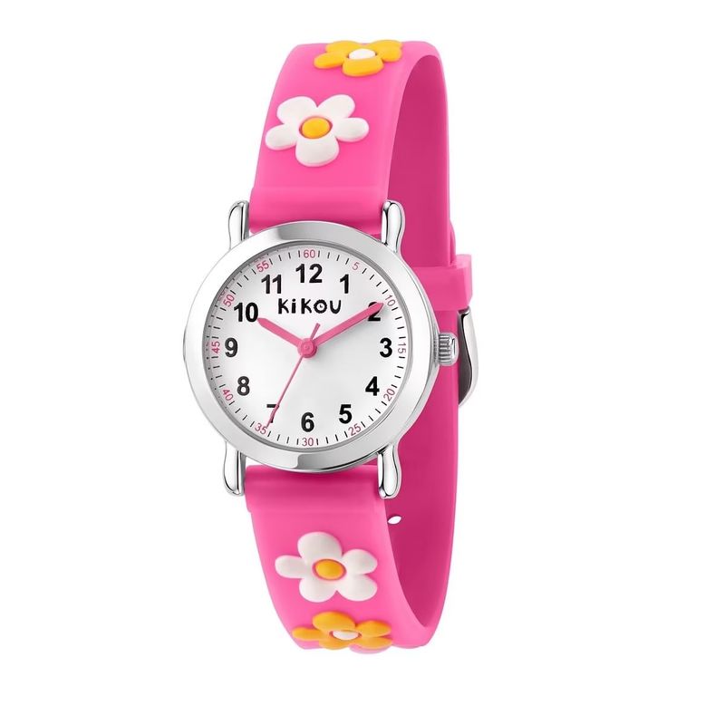 Montre Chronostar Kikou Mignon en silicone rose
