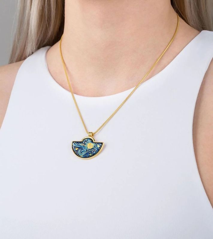 Pendentif petite demi lune