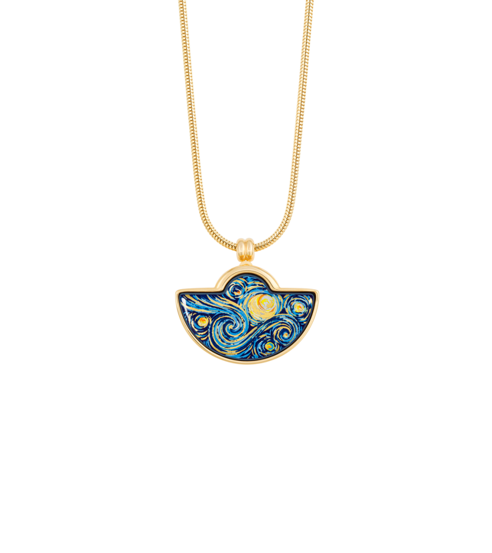Pendentif petite demi lune