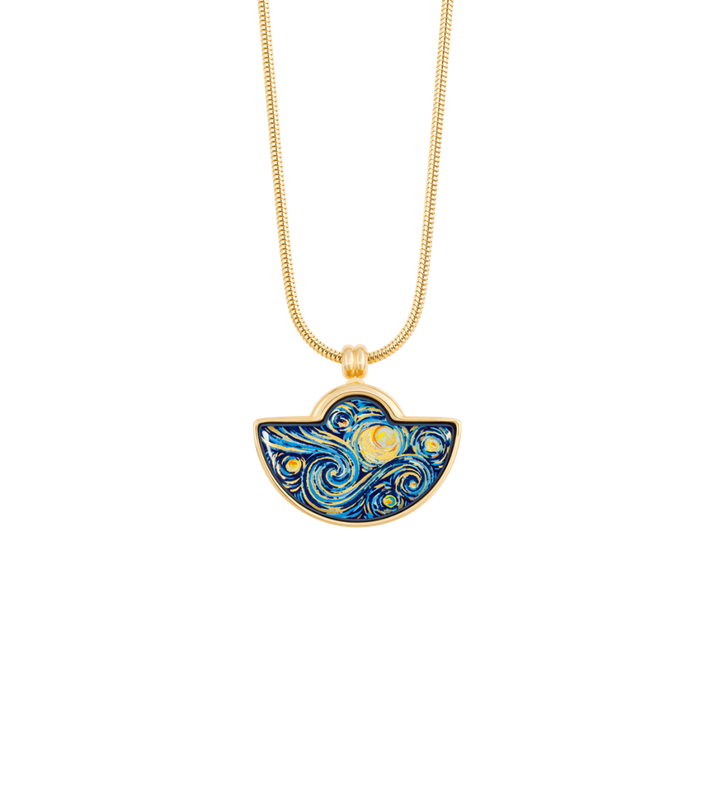 Pendentif petite demi lune