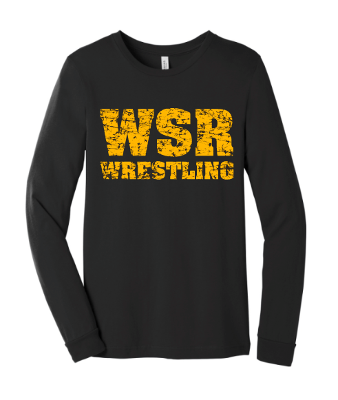 VINTAGE W-SR WRESTLING LONG SLEEVE TEE