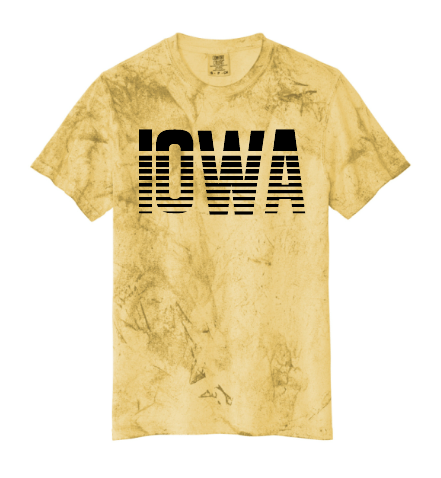 IOWA LINES GOLD, SHIRT STYLE: SHORT SLEEVE - CLASSIC STYLE