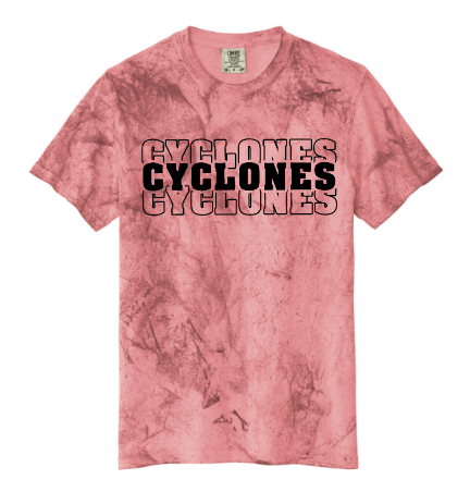 CYCLONES REPEATING, SHIRT STYLE: SHORT SLEEVE - CLASSIC STYLE