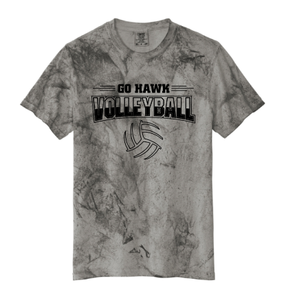 GO HAWK VOLLEYBALL TIE DYE TEE - MEN&#39;S SIZING