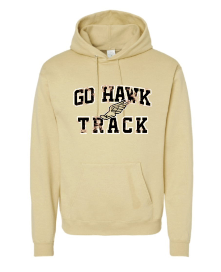 VINTAGE GO HAWK TRACK HOODIE