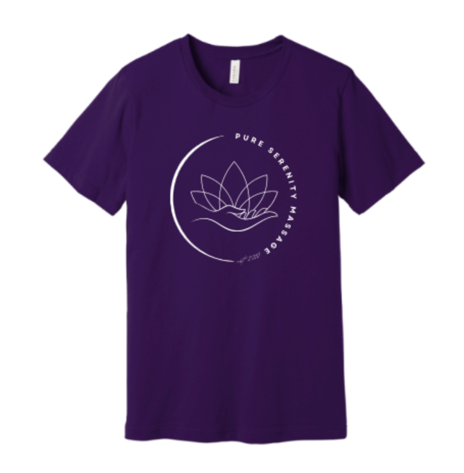 PURPLE CIRCLE TEE