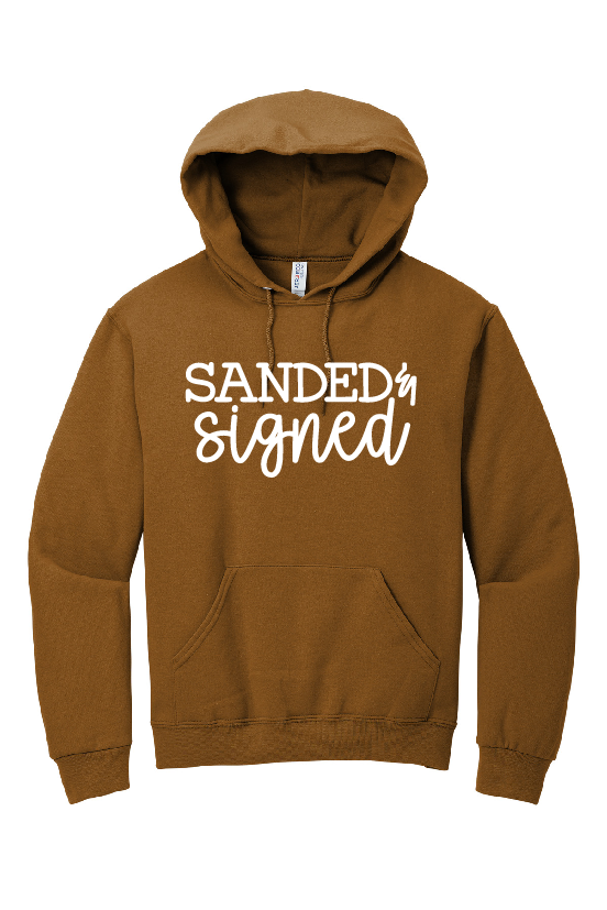 SANDED &amp; SIGNED HOODIE