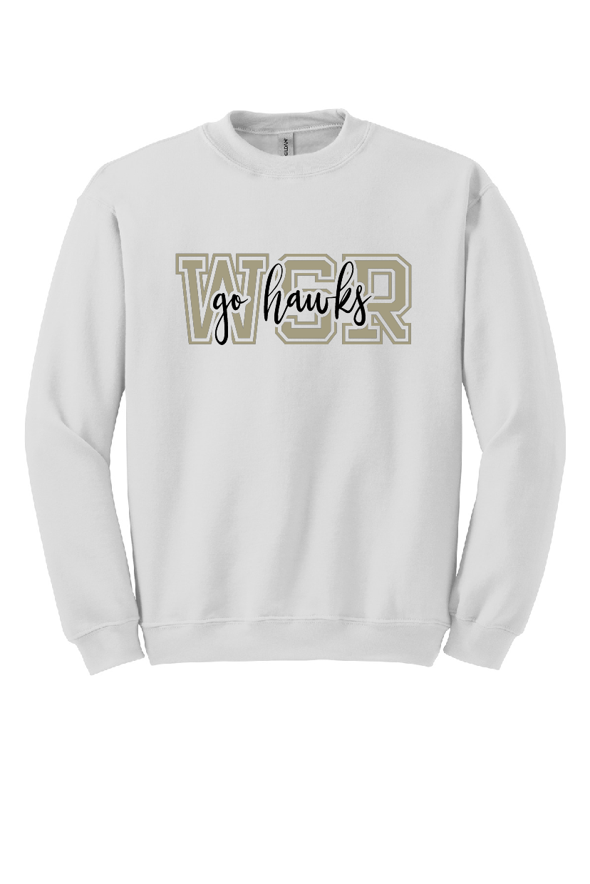 GO HAWK CREW SWEATSHIRT