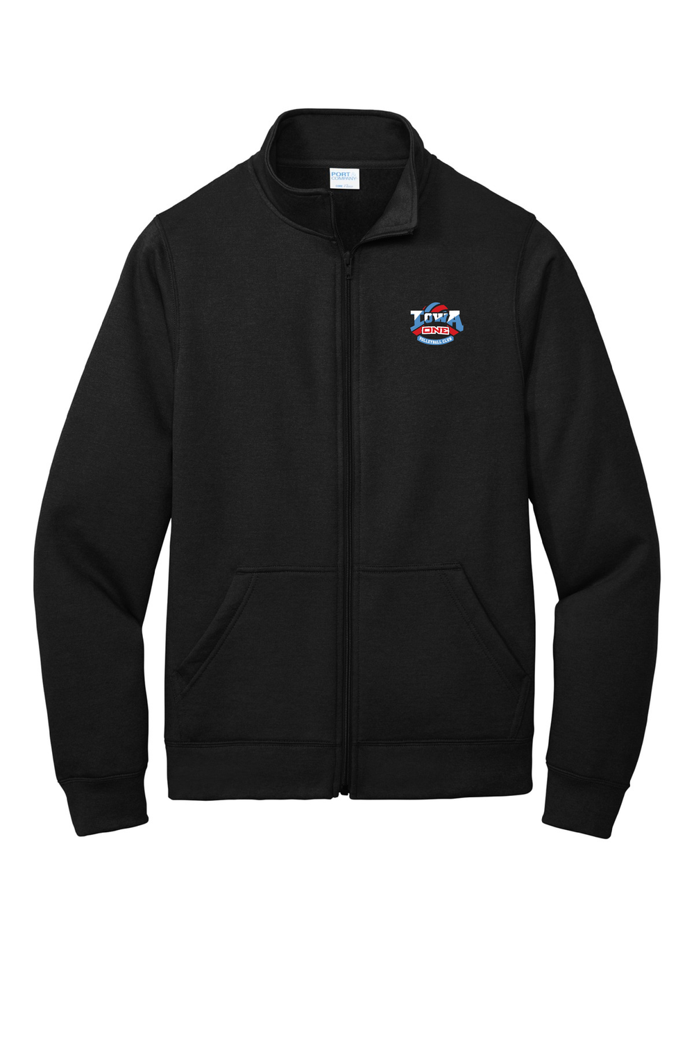 EMBROIDERED LOGO GEAR - Port &amp; Co™ Core Fleece Cadet Full-Zip Sweatshirt