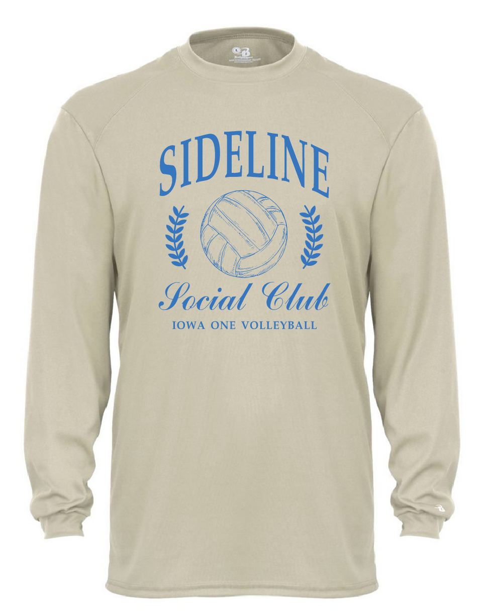 SIDELINE SOCIAL - Badger Performance Long Sleeve Tee