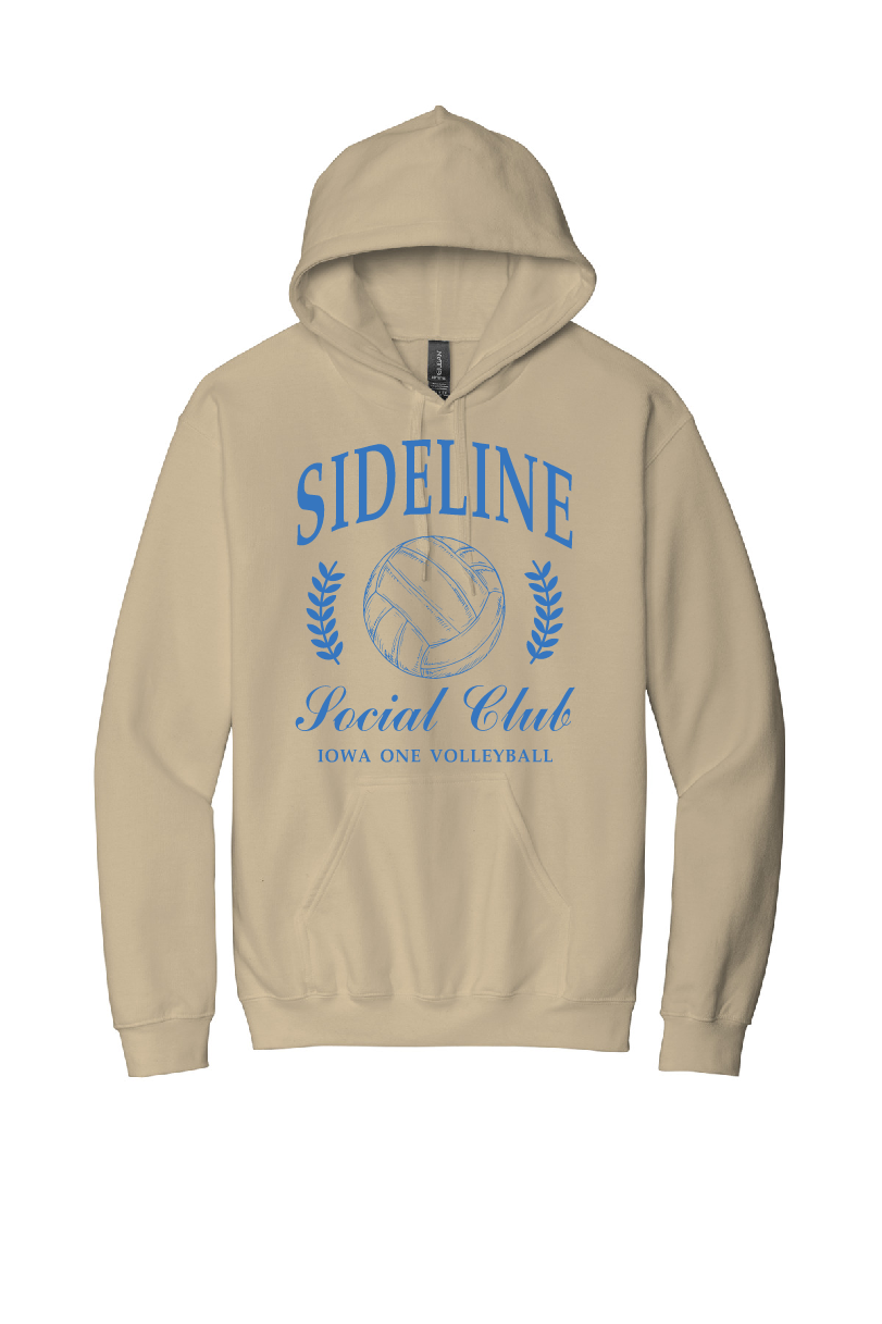 SIDELINE SOCIAL - Classic Fit Hoodie