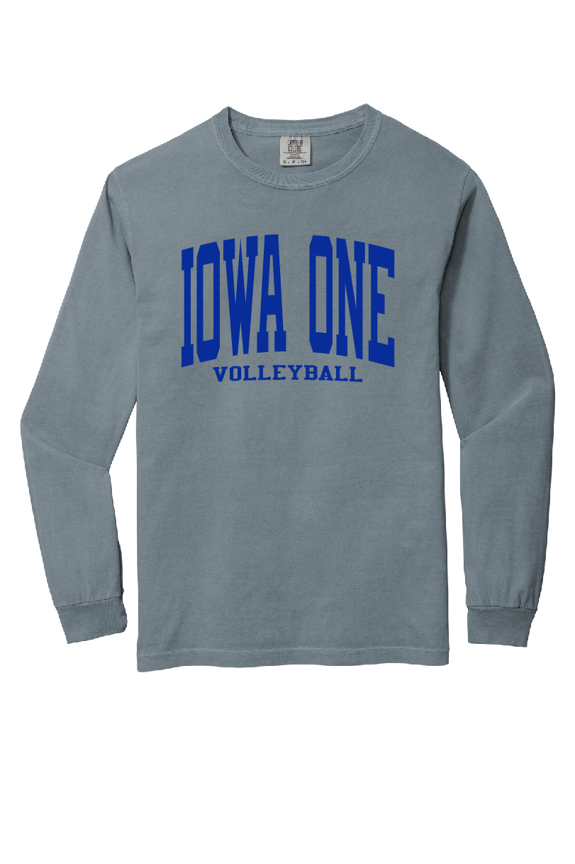 ATHLETIC IOWA ONE - Comfort Colors Long Sleeve Tee