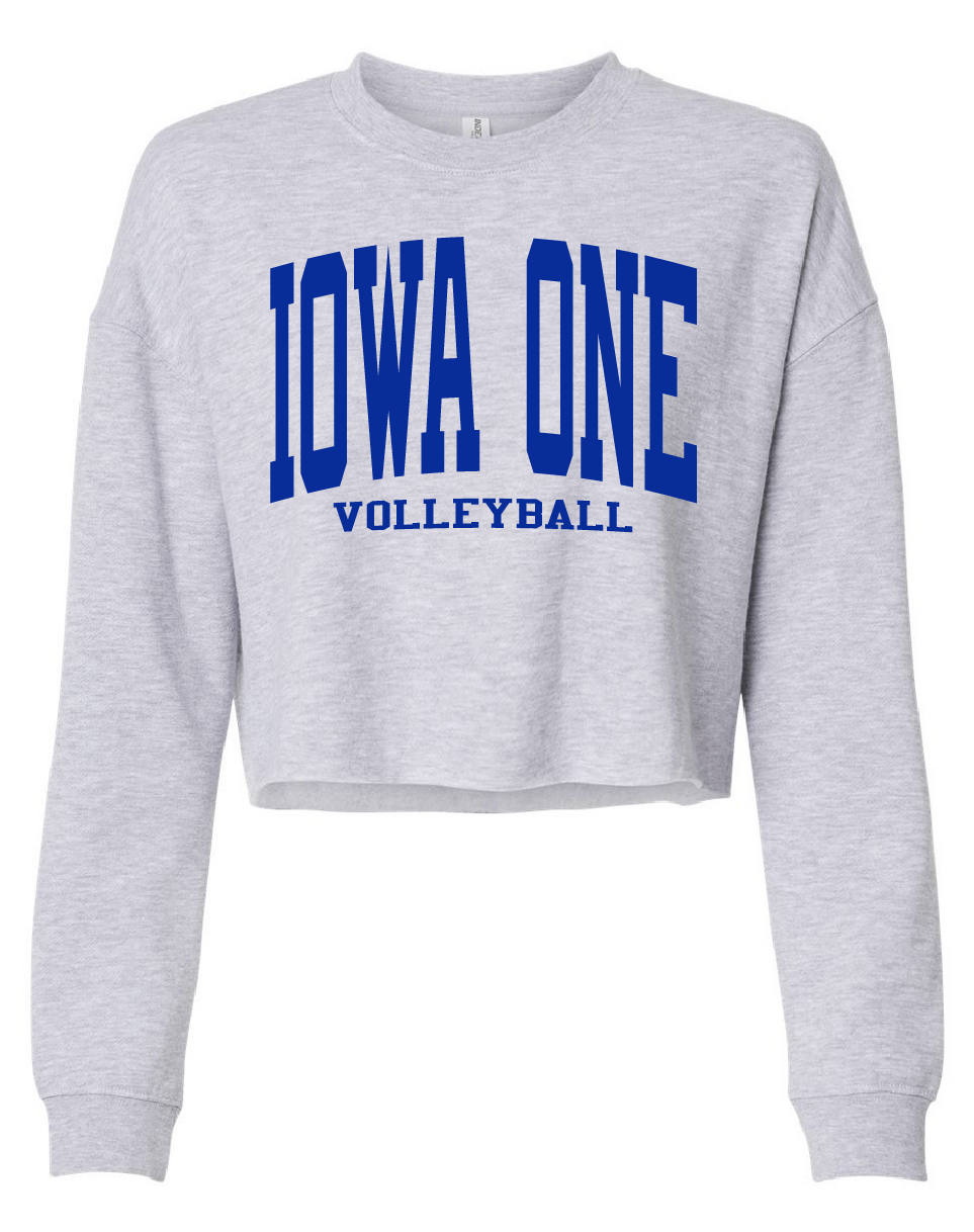 ATHLETIC IOWA ONE - Crop Crew Sweatshirt