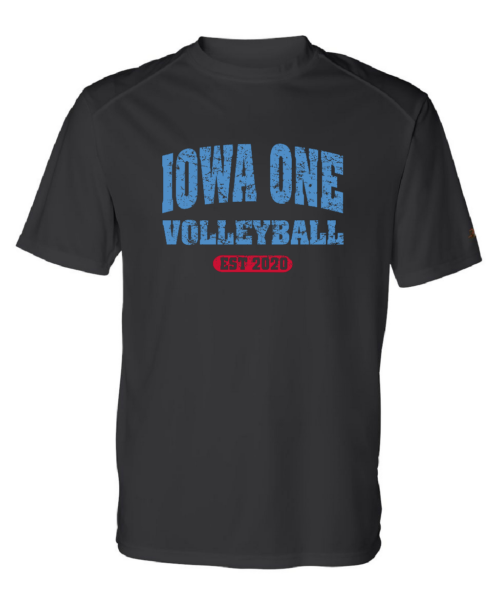 VINTAGE IOWA ONE - Badger Performance Tee