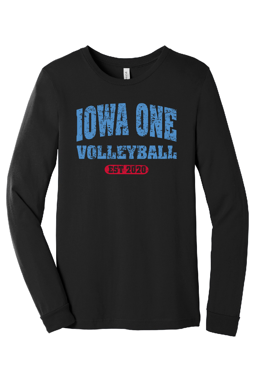 VINTAGE IOWA ONE - Classic Fit Long Sleeve Tee