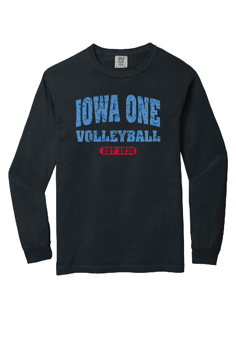 VINTAGE IOWA ONE - Comfort Colors Long Sleeve Tee