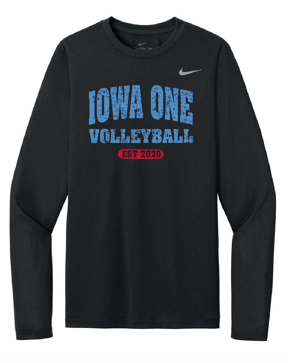 VINTAGE IOWA ONE - Nike Team rLegend Long Sleeve Tee