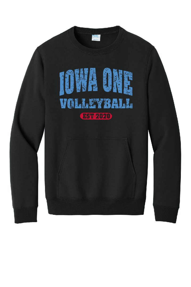 VINTAGE IOWA ONE - Pocket Crew Sweatshirt
