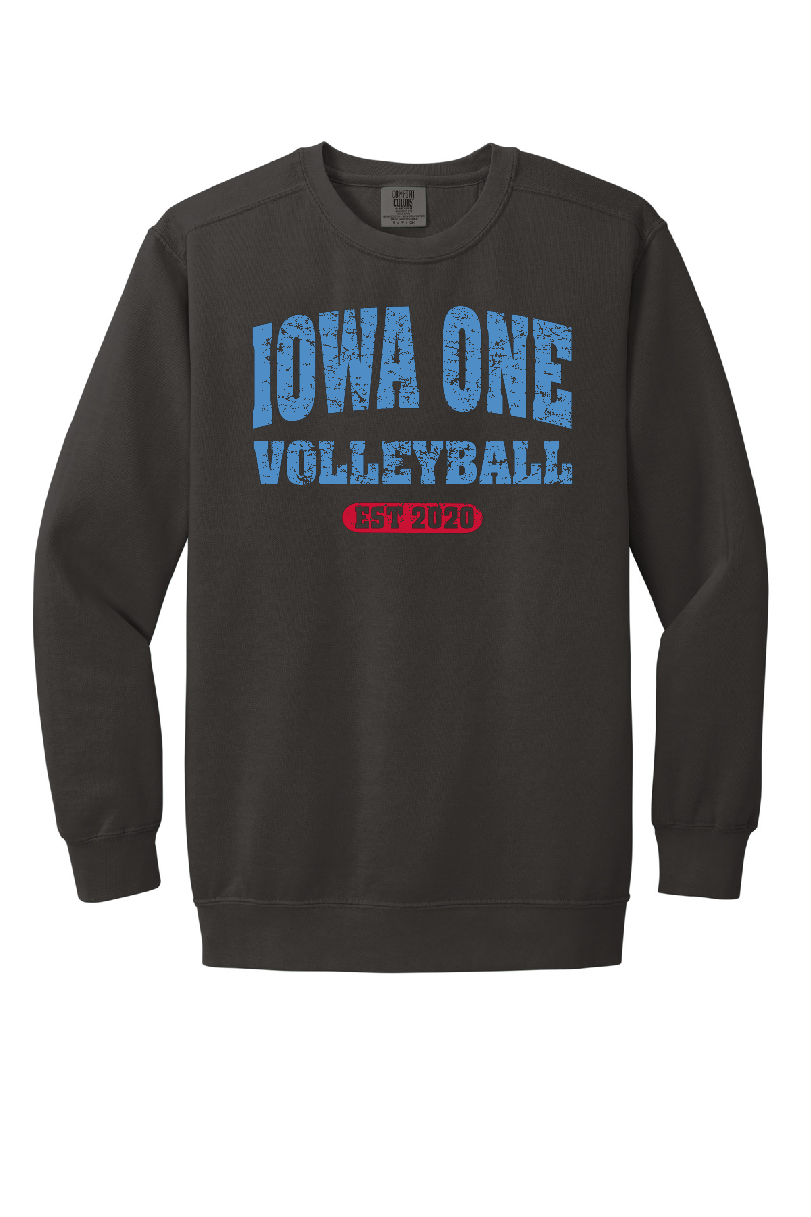 VINTAGE IOWA ONE - Comfort Colors Crew