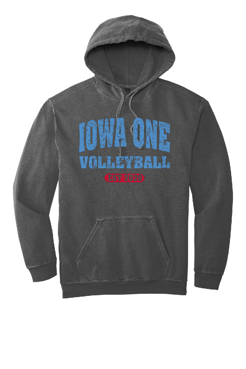 VINTAGE IOWA ONE - Comfort Colors Hoodie